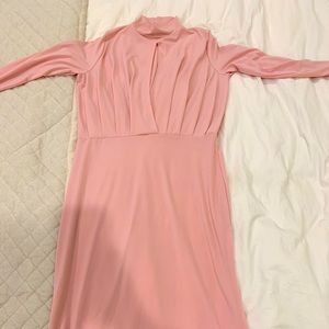 Long pink dress